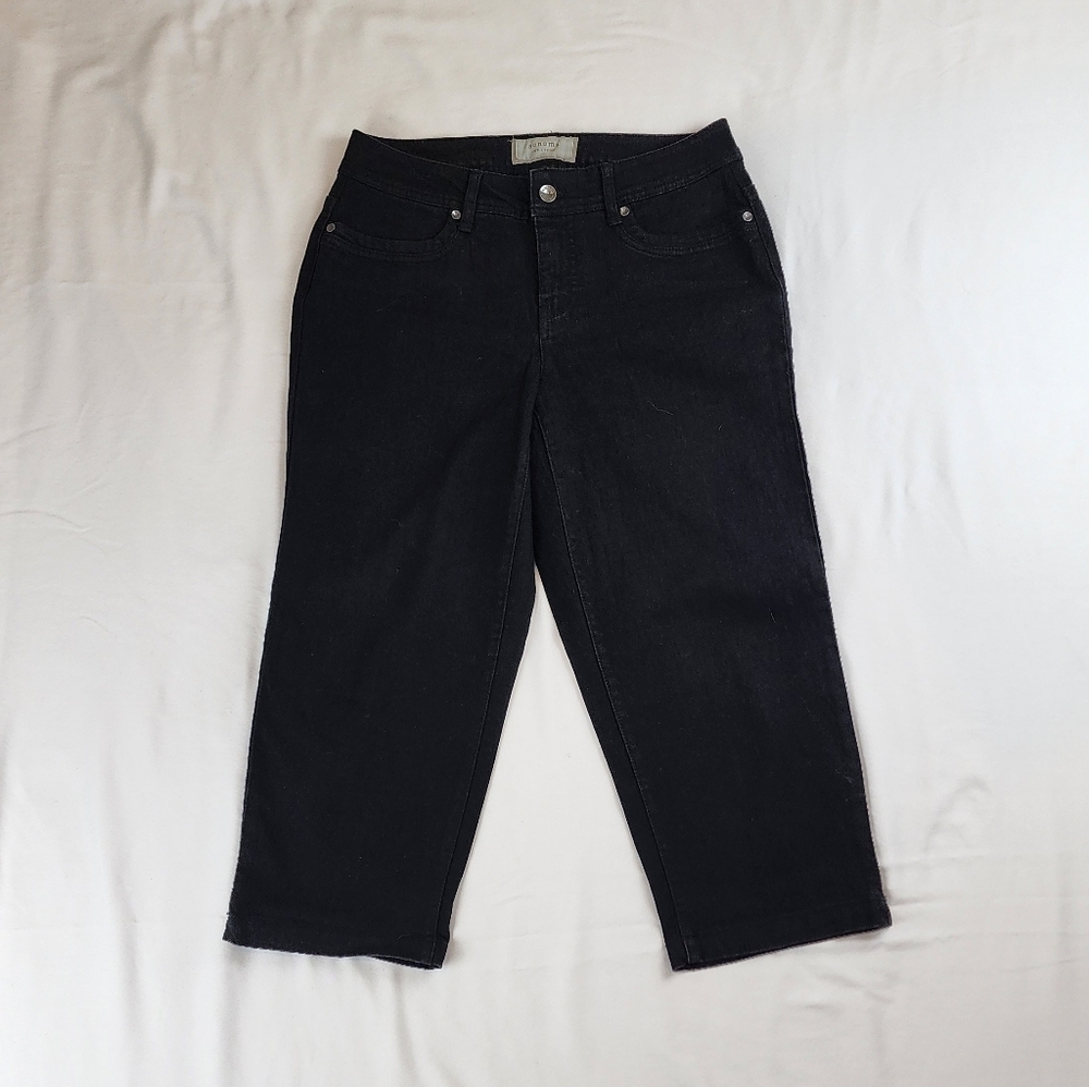 Sonoma Black Capri Jeans Pants